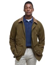 Men's Barbour Ashby Showerproof Jacket - Light Sage
