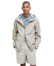 Men's Barbour Wylam Showerproof Jacket - Concrete / Northshore Tartan