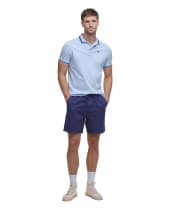 Men's Barbour Washed Oxford Relaxed Shorts - Oceana