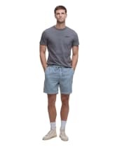 Men's Barbour Washed Cord Relaxed Shorts - Lead