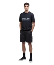 Men's Barbour International Ripstop Cargo Shorts - Black