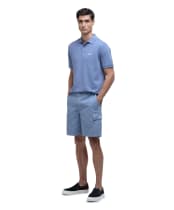 Men's Barbour International Ripstop Cargo Shorts - Washed Blue