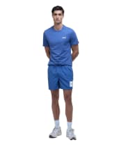 Men's Barbour International Block Print Swim Short - North Sea Blue