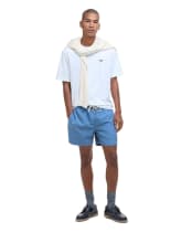 Men's Barbour Staple Logo 7' Swim Short - Force Blue