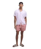 Men's Barbour Staple Logo 7' Swim Short - Pink Clay