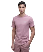 Men's Barbour International Small Logo Tee - Vintage Pink