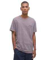 Men's Barbour Hickling Short Sleeve Cotton T-Shirt - WASHED HEATHER