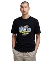 Men's Barbour International Stonebridge Graphic T-Shirt - Black