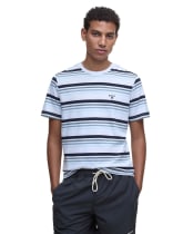 Men's Barbour Houstead Stripe Tailored Fit T-Shirt - White