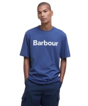 Men's Barbour Logo Relaxed Fit T-Shirt - Oceana