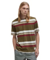 Men's Barbour Golborne Stripe Relaxed Fit T-Shirt - Light Sage
