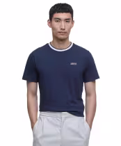 Men's Barbour International Luca Tipping Detail T-Shirt - Navy