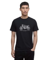 Men's Barbour International Venture Graphic T-Shirt - Black