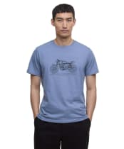 Men's Barbour International Venture Graphic T-Shirt - Washed Blue