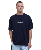Men's Barbour International Middleton Oversized Graphic T-Shirt - Sapphire Navy