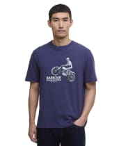 Men's Barbour International Jump Archive Graphic T-Shirt - Midnight Blue