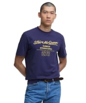 Men's Barbour International Colman Steve McQueen Graphic T-Shirt - Midnight Blue