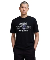 Men's Barbour International Giles Steve McQueen Graphic T-Shirt - Black