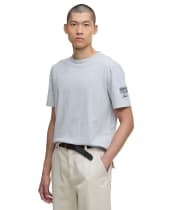 Men's Barbour International Steve McQueen Rickman T-Shirt - Grey Marl