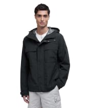 Men's Barbour International Cliffway Waterproof Jacket - Black