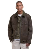 Men's Barbour Re-Engineered Short Bedale Waxed Jacket - Beech