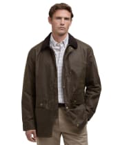 Men's Barbour Lowick Waxed Jacket - Beech