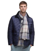 Barbour Welton Tartan Scarf - BLEACHED PINE TA