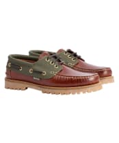 Men's Barbour Deck Boat Shoe - Mahogany