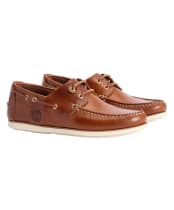Men's Barbour Wake Boat Shoe - Cognac