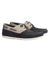 Men's Barbour Wake Boat Shoe - NAVY/PUTTY