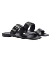 Women's Barbour Louise Flat Sandal - Black