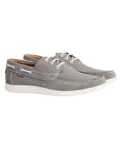 Men's Barbour Armada Suede Boat Shoe - Grey Suede