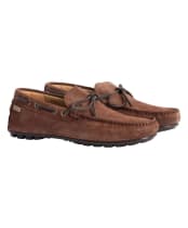 Men's Barbour Courage Driving Shoe - Choco Suede