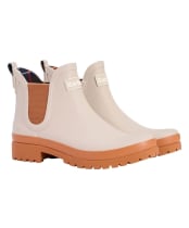 Women's Barbour Mallow Chelsea Wellington Boots - Light Sand / Bran