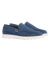 Men's Barbour Carty Loafer - Shark Blue Suede
