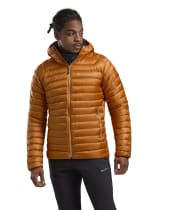 Men's Montane Anti-Freeze Packable Hooded Down Jacket - Flame Orange