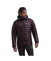 Men's Montane Anti-Freeze Packable Hooded Down Jacket - Dark Garnet