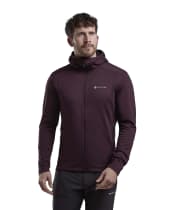 Men's Montane Protium Hooded Fleece Jacket - Dark Garnet