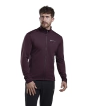 Men's Montane Protium Fleece Jacket - Dark Garnet