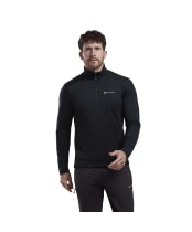 Men's Montane Protium Half-Zip Pull-On Mid Layer - Black