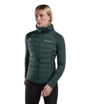 Women's Montane Composite Hooded Down Jacket - Deep Forest