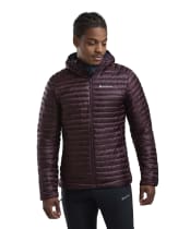 Men's Montane Anti-Freeze Lite Hooded Down Jacket - Dark Garnet