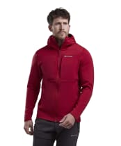 Men's Montane Fury XT Hooded Fleece Jacket - Acer Red