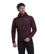 Men's Montane Fury Lite Hooded Fleece Jacket - Dark Garnet
