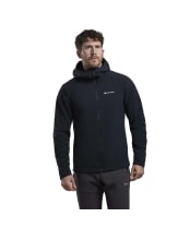 Men's Montane Khamsin Hooded Softshell Jacket - Black
