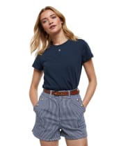 Women's Holland Cooper Amoria Shorts - Ticking Stripe