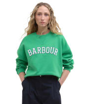 Women's Barbour Silverdale Sweatshirt - Kelly Green