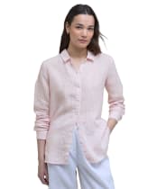Women's Barbour Marine Shirt - PINK PUNCH STRIP