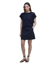 Cary Mini Skir                                - Navy