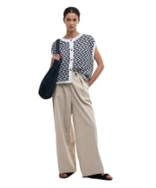Women's Barbour Lucy Trousers - Light Sand